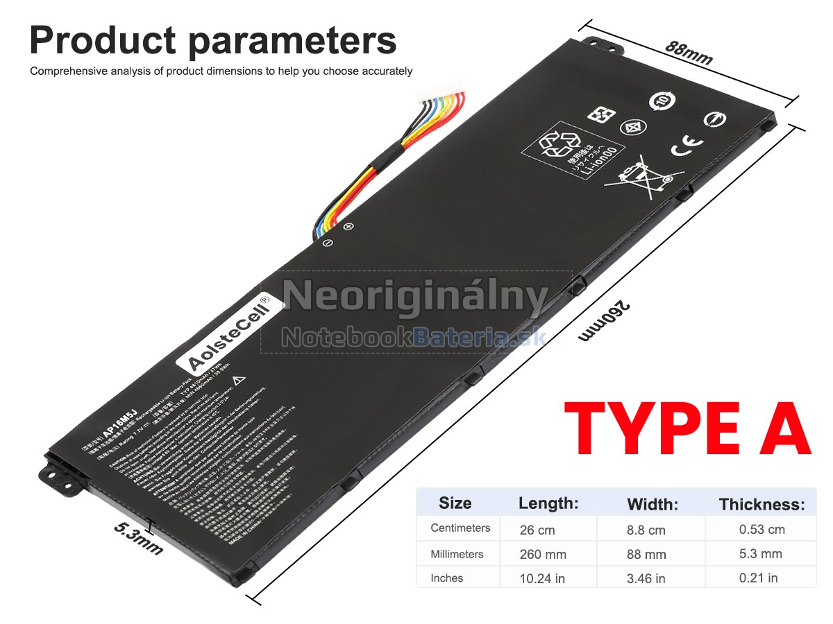 Náhradná batéria pre Acer Aspire 3 A311-31-C3V4