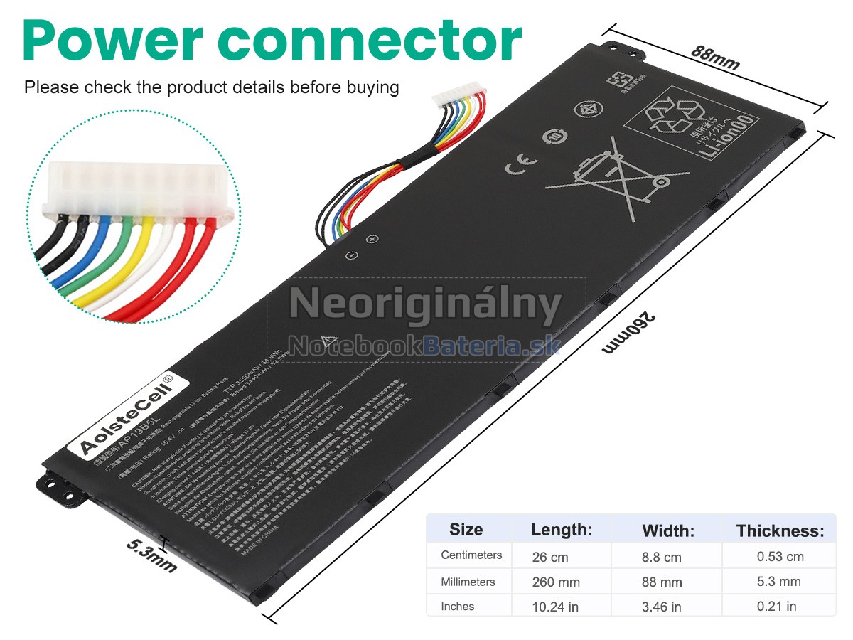 Náhradná batéria pre Acer Aspire 3 A315-58G-59TG