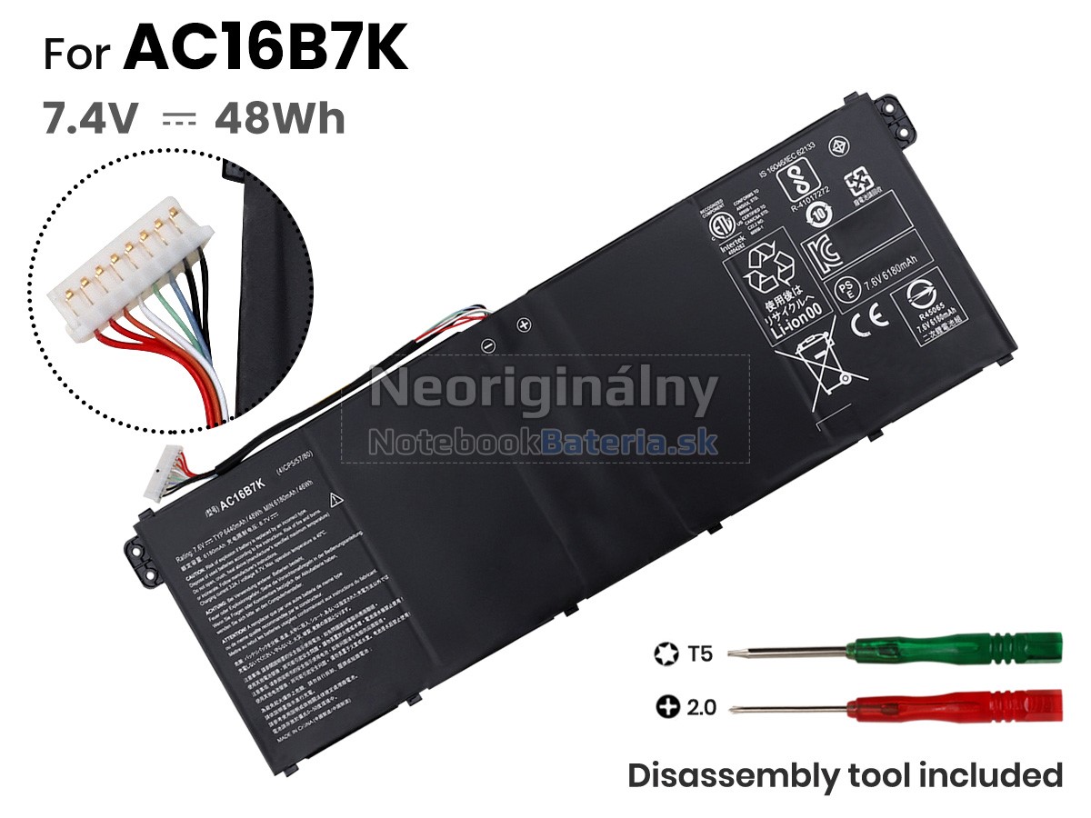 Náhradná batéria pre Acer Chromebook 15 CB515-1HT-P9M1