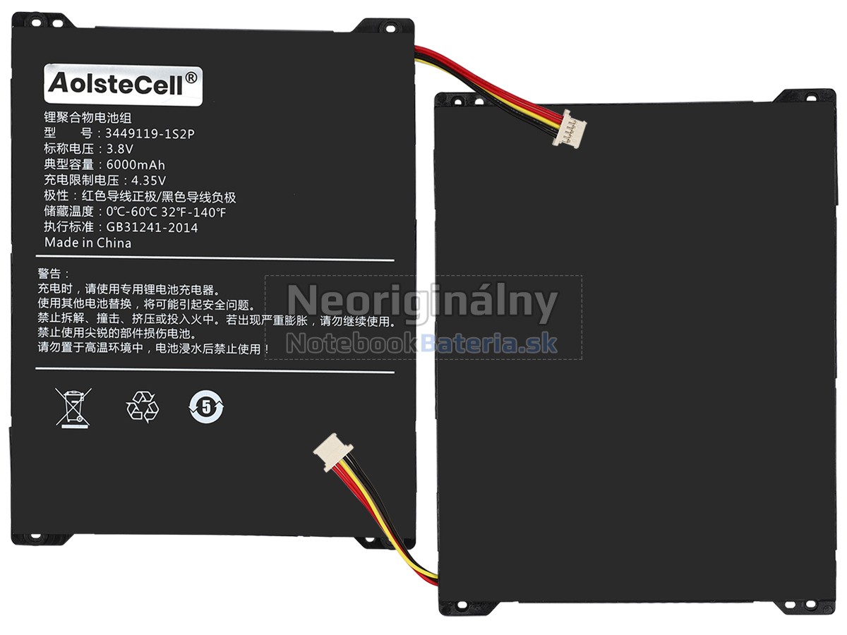 Náhradná batéria pre Alldocube 3449119-1S2P