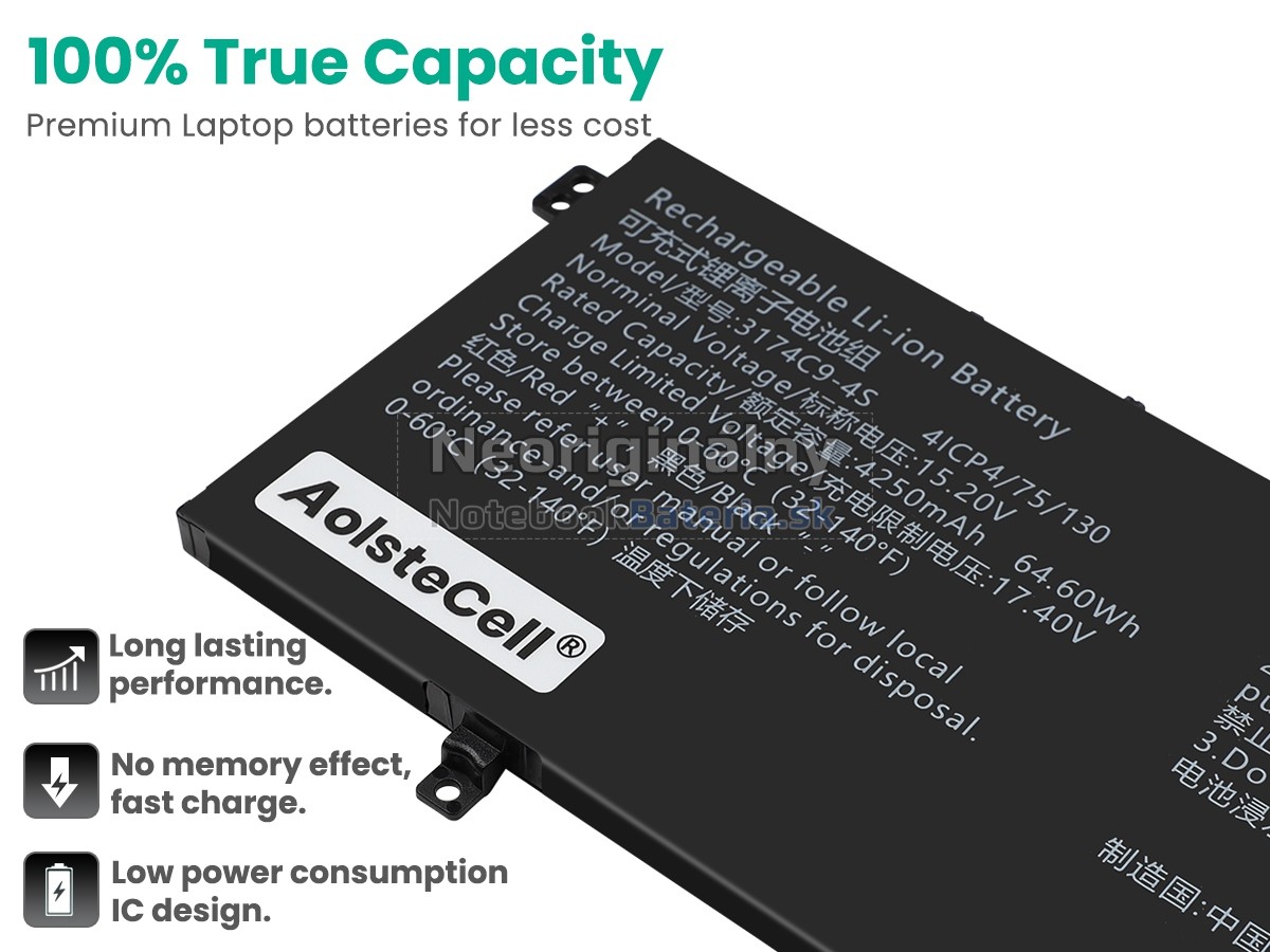 Náhradná batéria pre AolsteCell 3174C9-4S