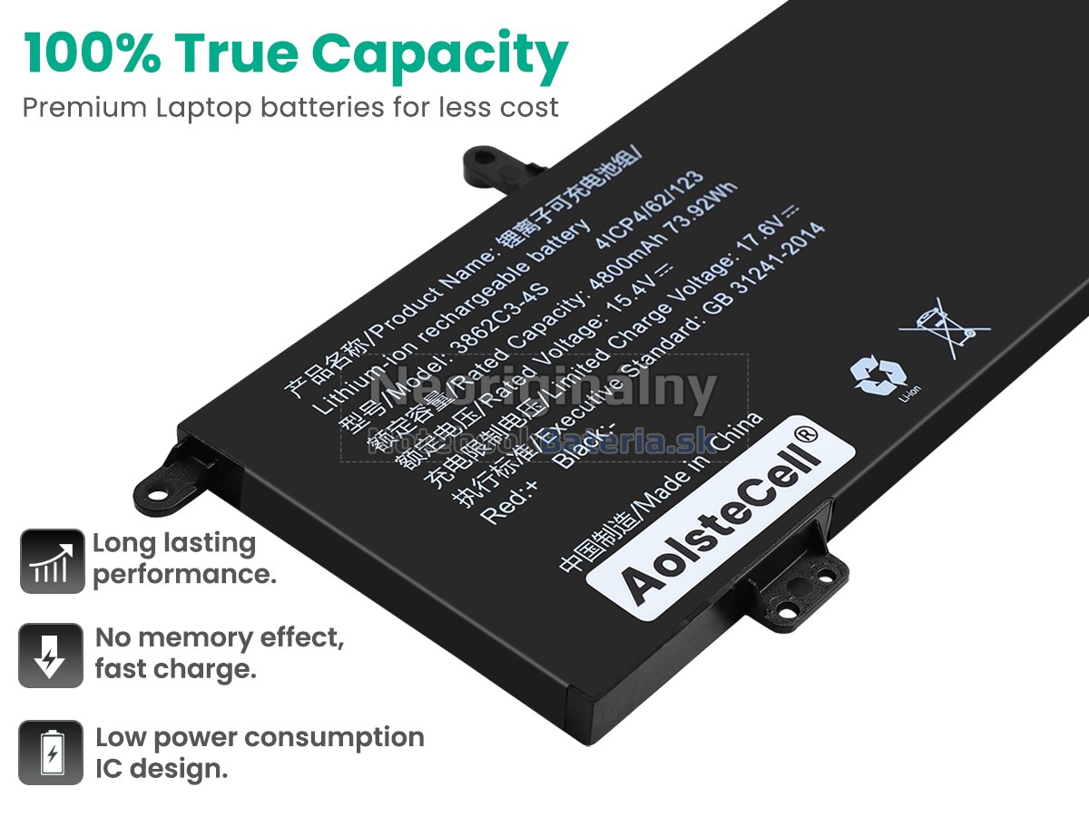 Náhradná batéria pre AolsteCell 3862C3-4S