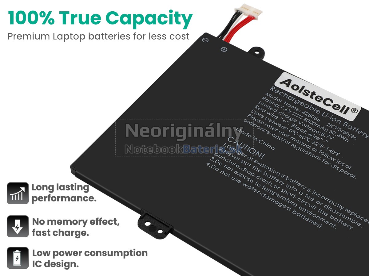 Náhradná batéria pre AolsteCell 428086