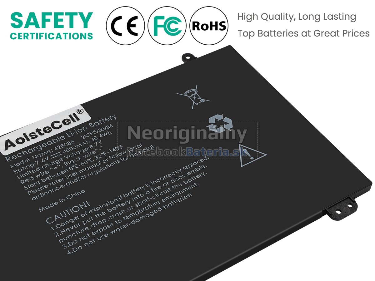 Náhradná batéria pre AolsteCell 428086