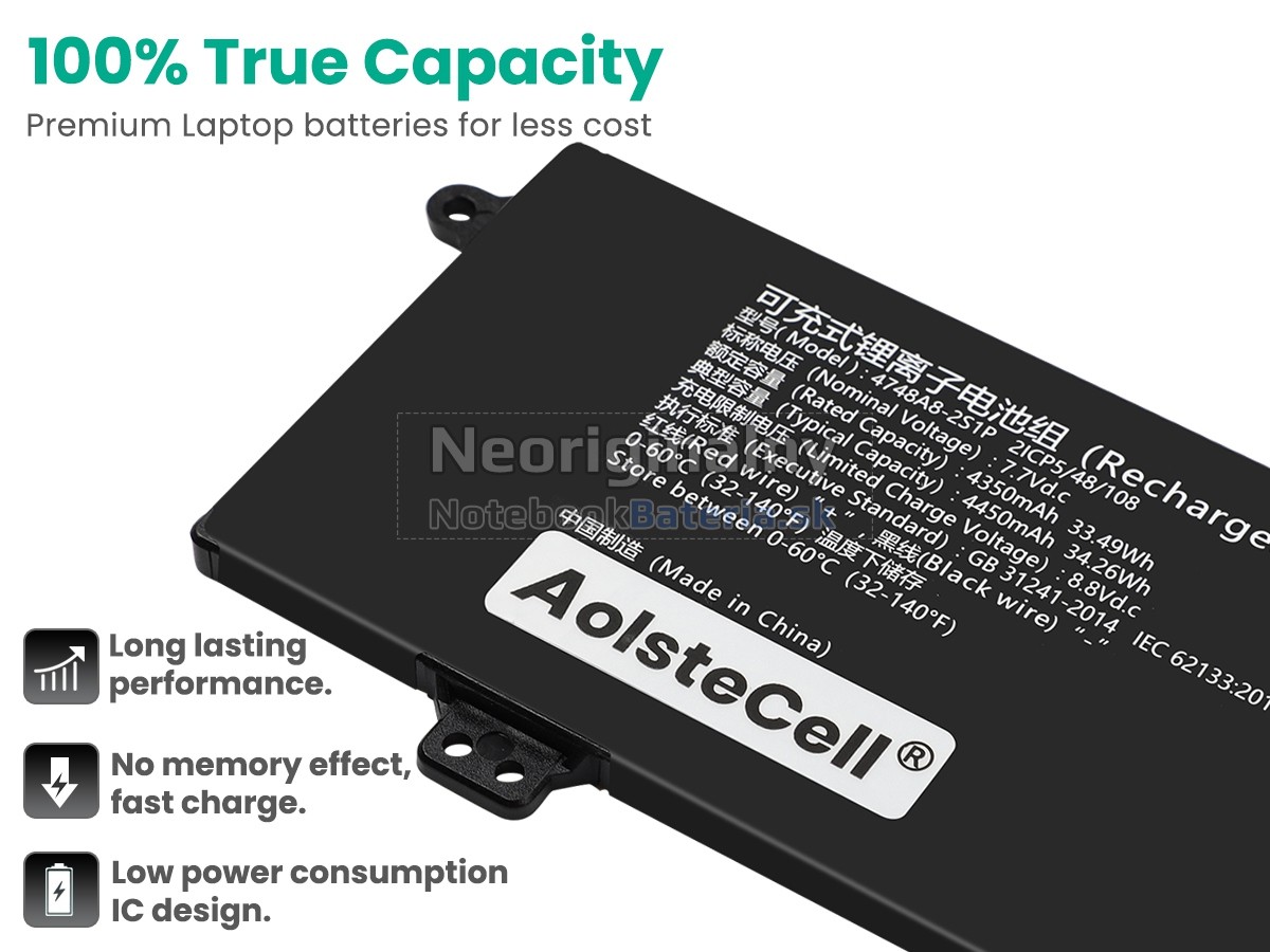 Náhradná batéria pre AolsteCell 4748A8-2S1P