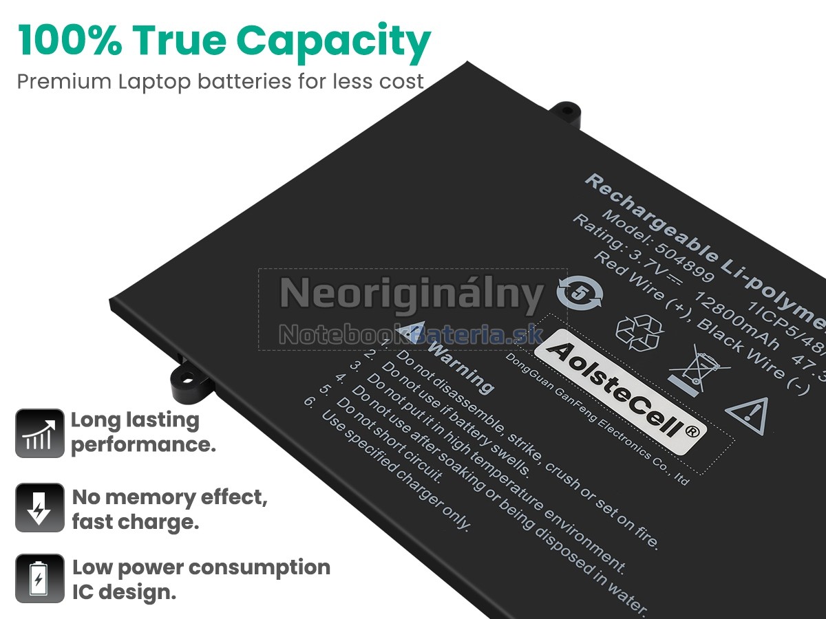 Náhradná batéria pre AolsteCell 504899