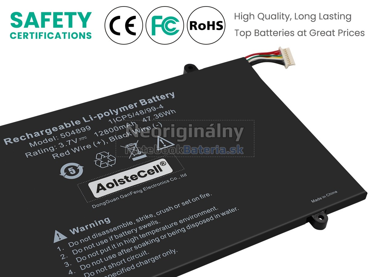 Náhradná batéria pre AolsteCell 504899