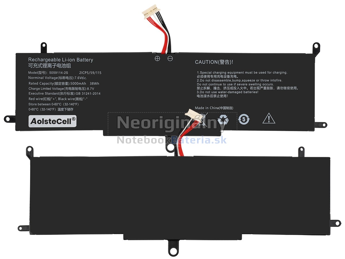 Náhradná batéria pre AolsteCell 5059114-2S