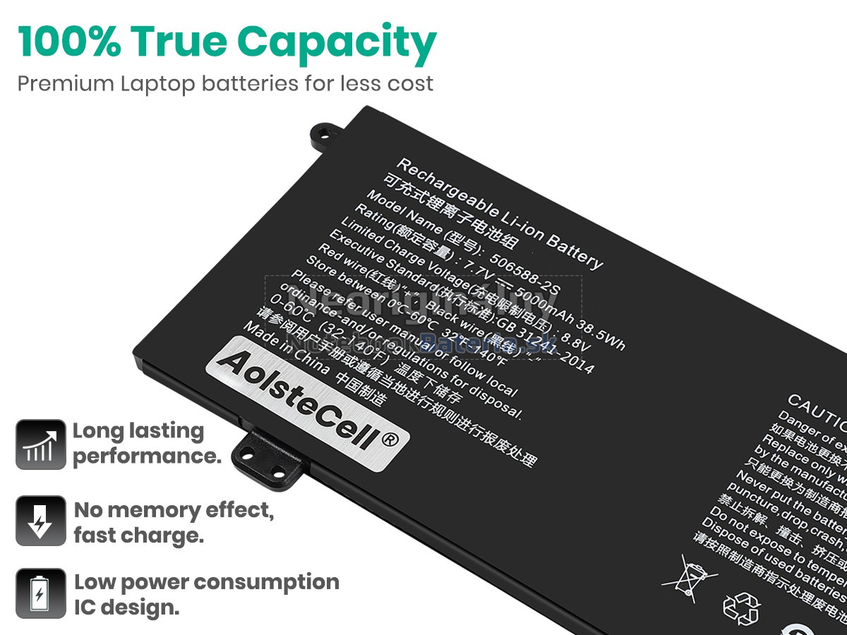 Náhradná batéria pre AolsteCell 506588-2S