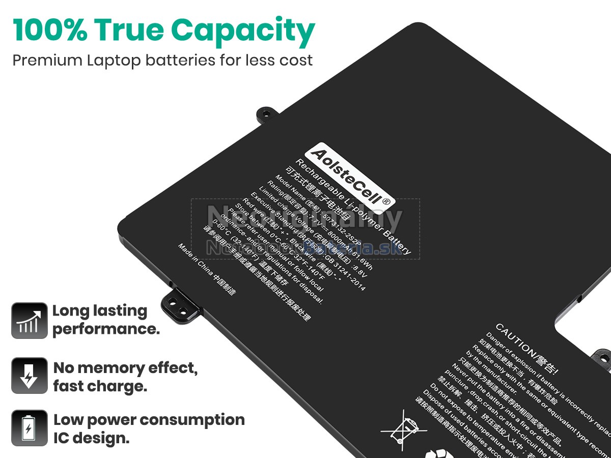 Náhradná batéria pre AolsteCell 5073132-2S2P