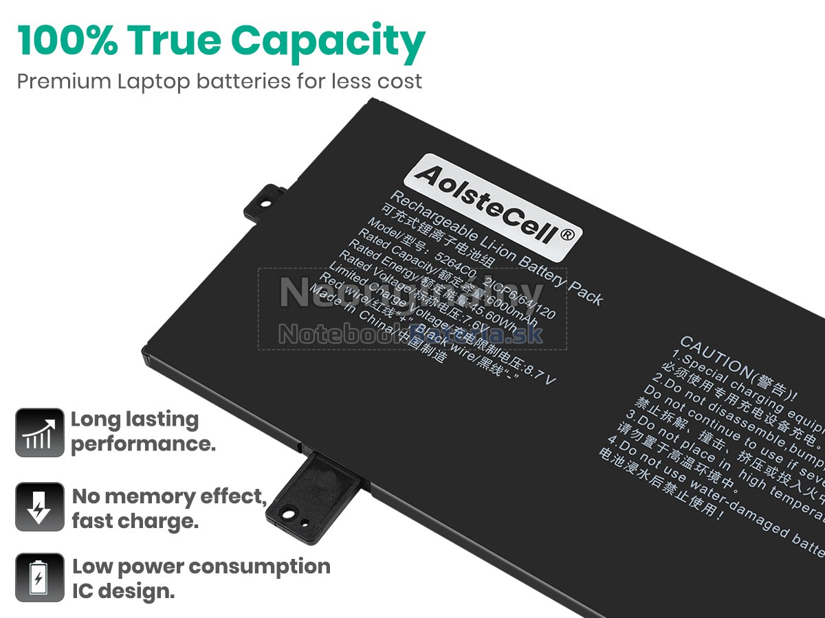 Náhradná batéria pre AolsteCell 5264C0