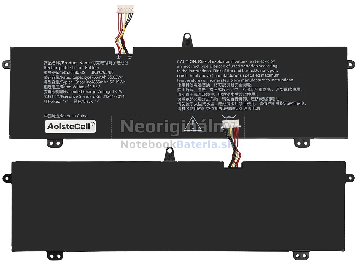 Náhradná batéria pre AolsteCell 526580-3S