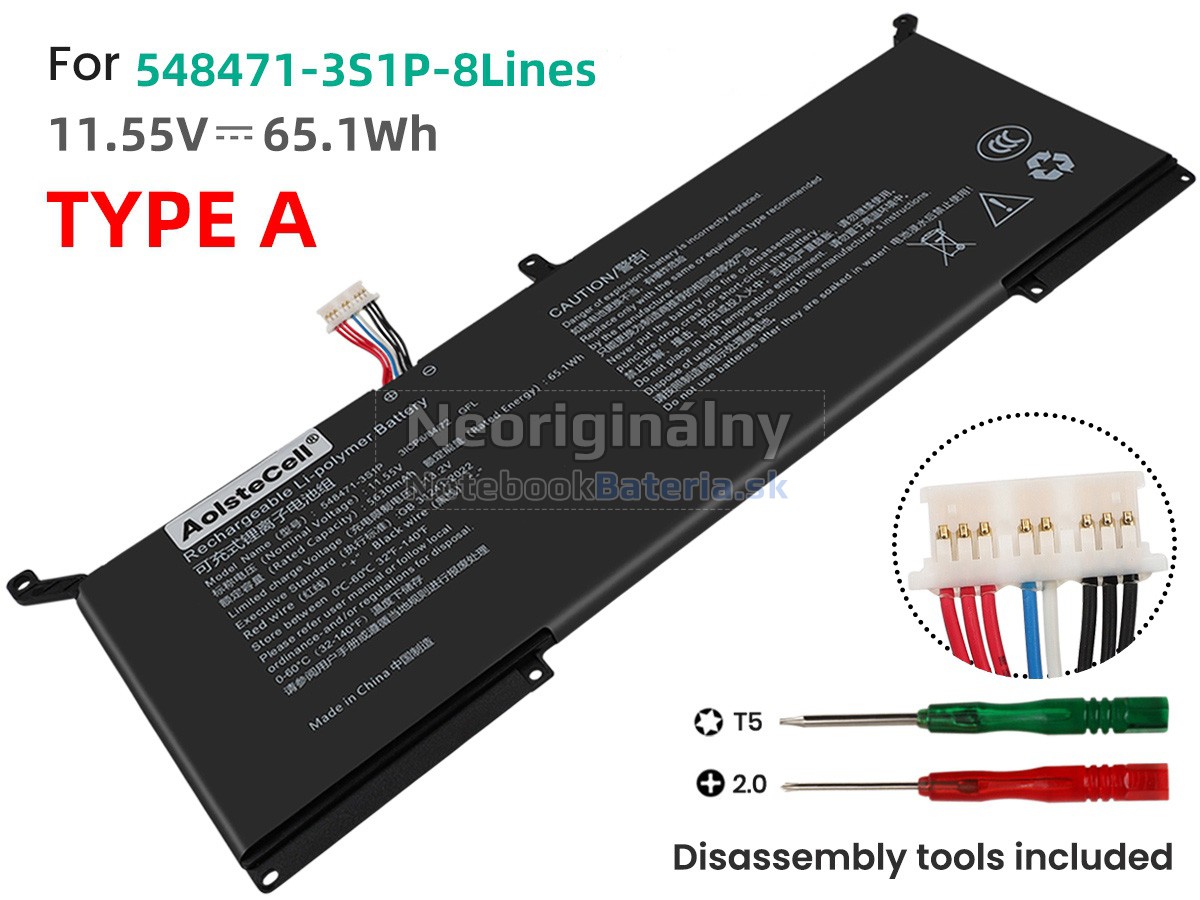 Náhradná batéria pre AolsteCell 548471-3S1P