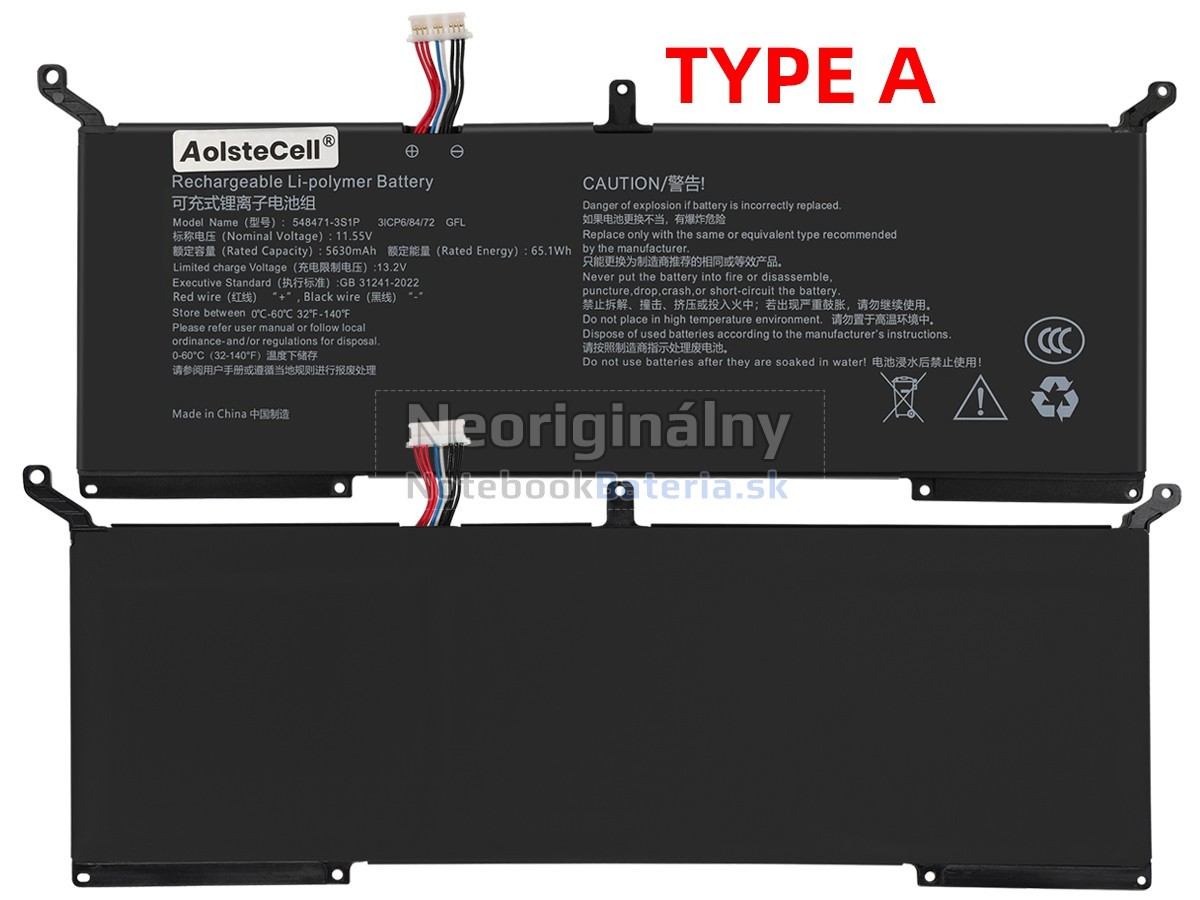 Náhradná batéria pre AolsteCell 548471-3S1P