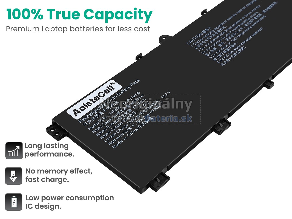 Náhradná batéria pre AolsteCell 549358