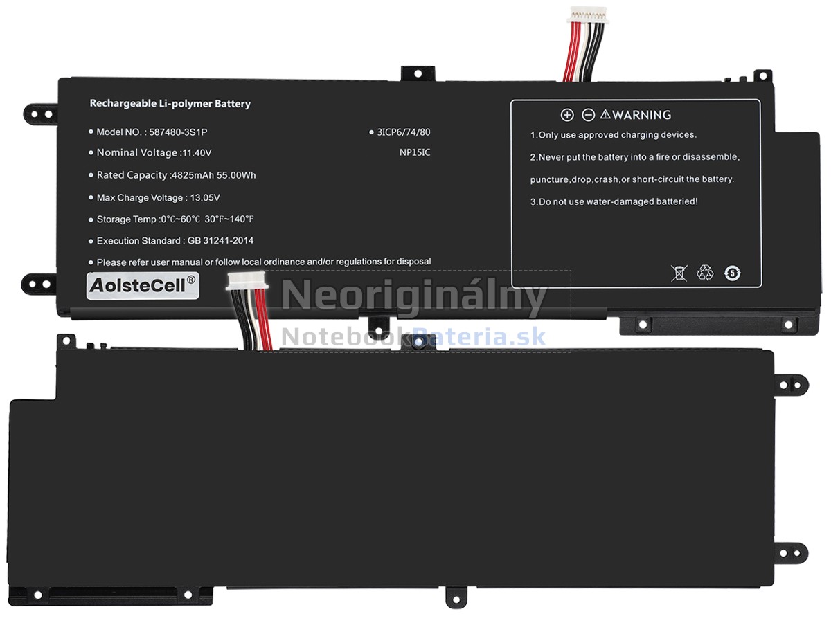 Náhradná batéria pre AolsteCell 587480-3S1P