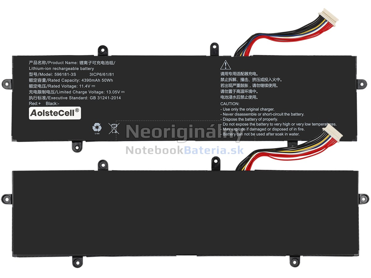 Náhradná batéria pre AolsteCell 596181-3S