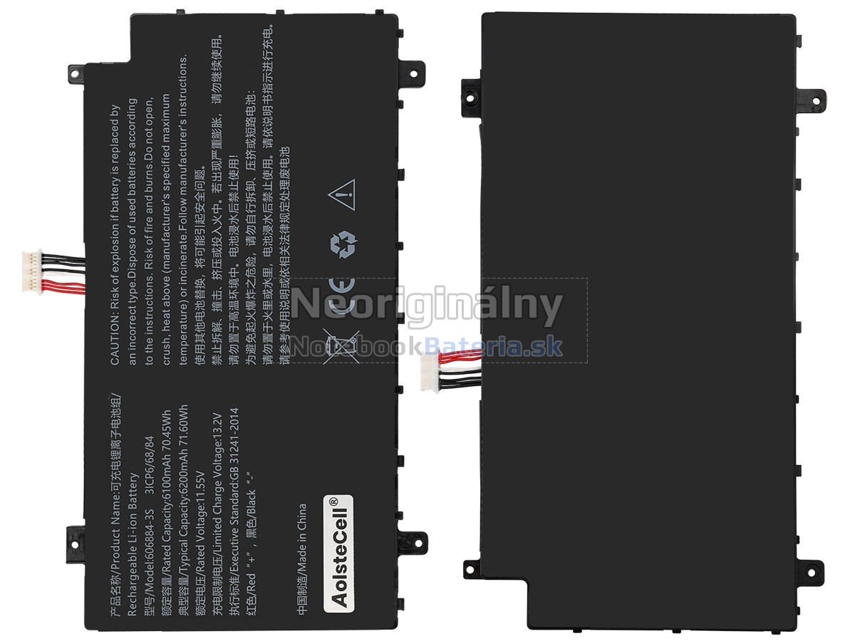 Náhradná batéria pre AolsteCell 606884-3S