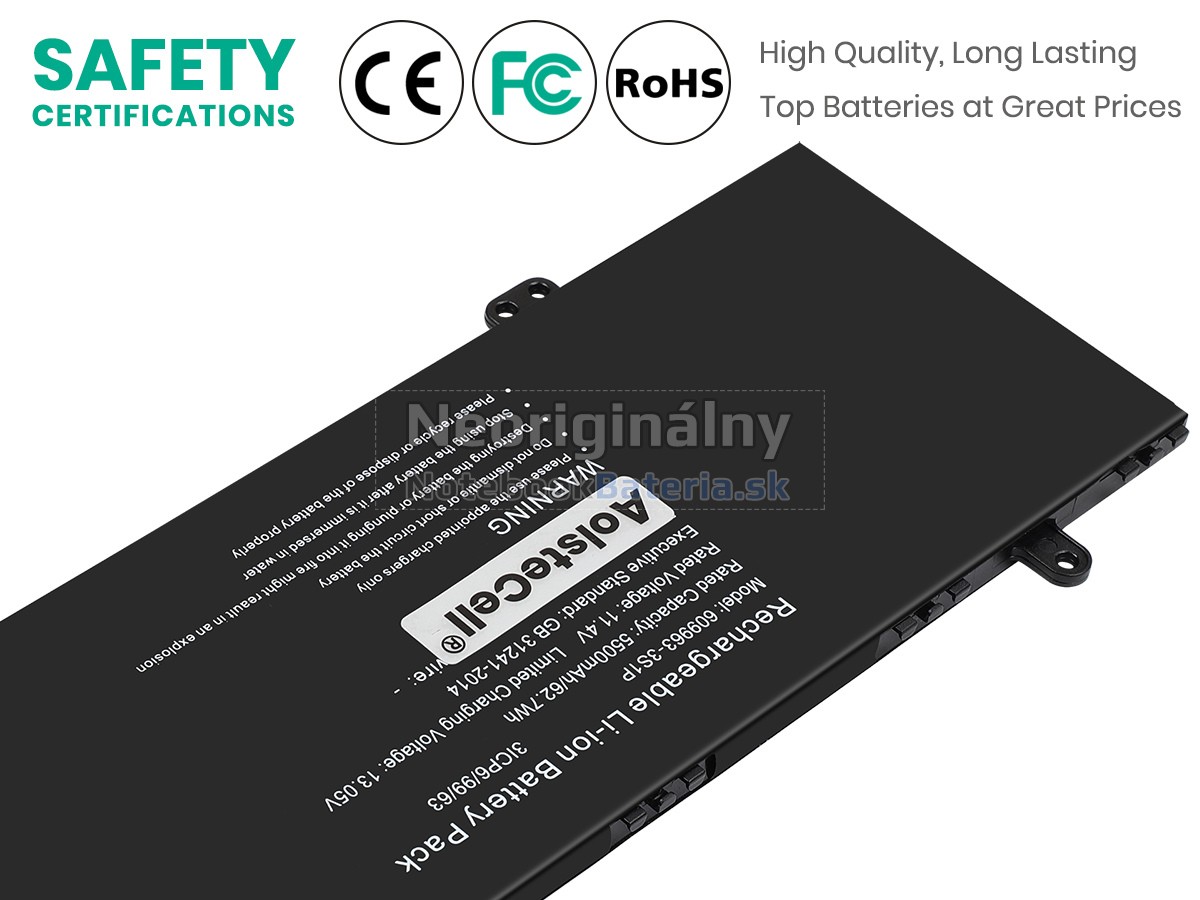 Náhradná batéria pre AolsteCell 609963-3S1P
