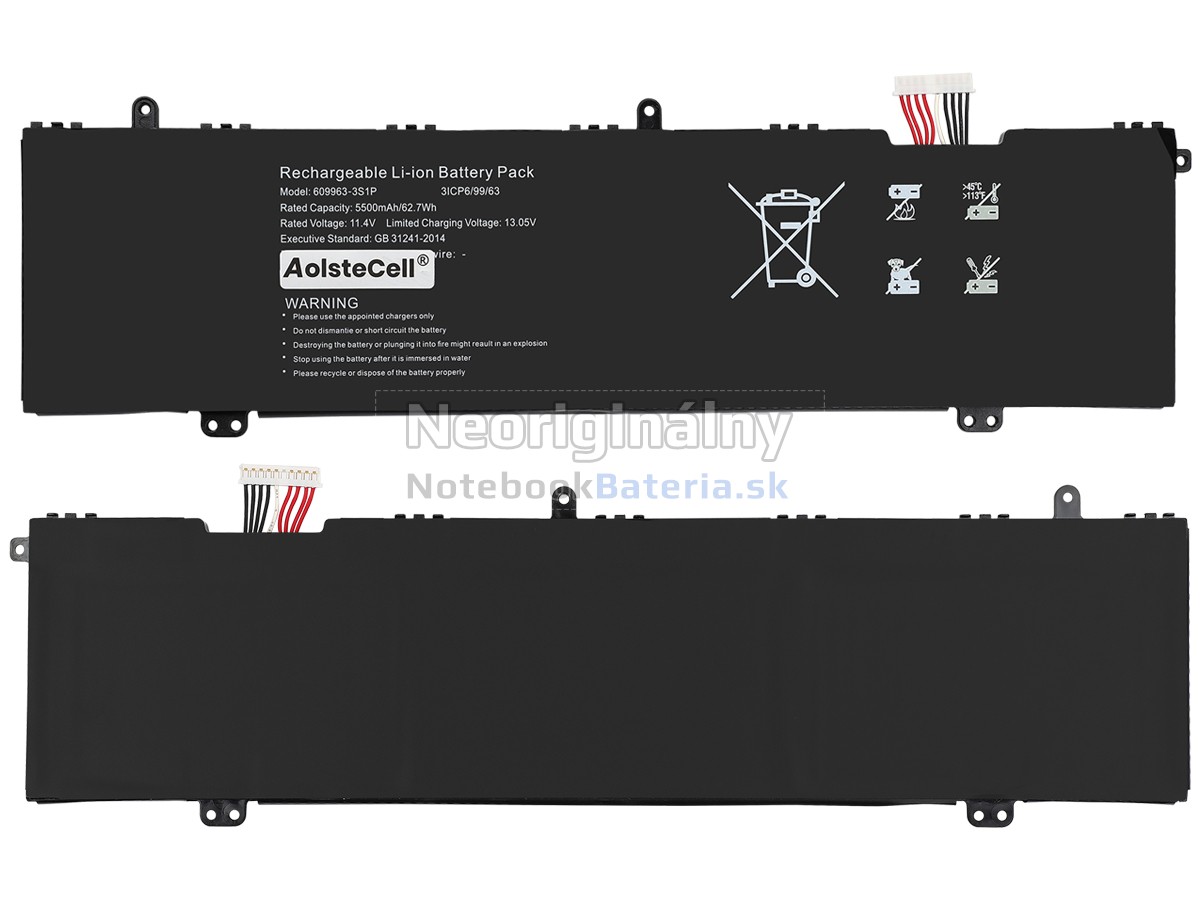 Náhradná batéria pre AolsteCell 609963-3S1P