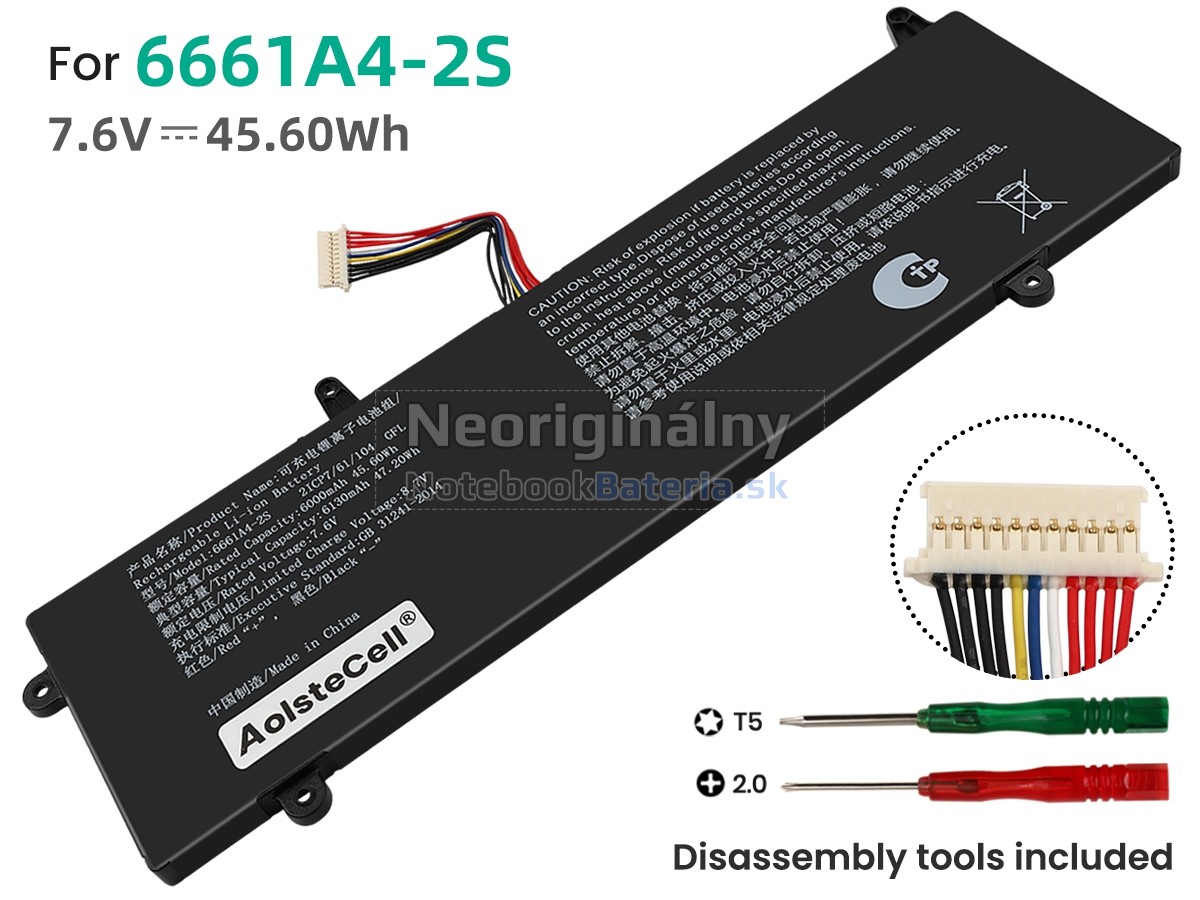 Náhradná batéria pre AolsteCell 6661A4-2S