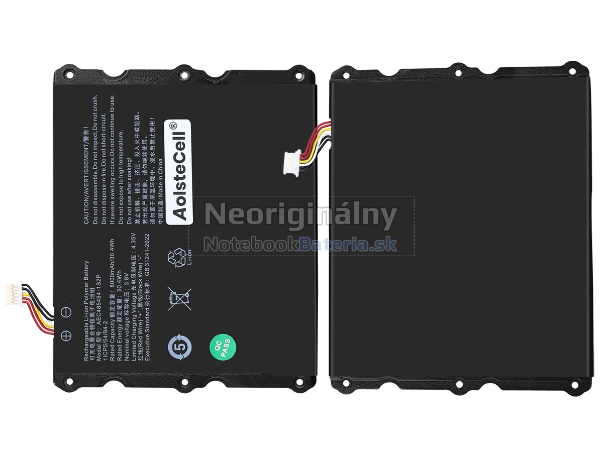 Náhradná batéria pre AolsteCell AEC485494-1S2P