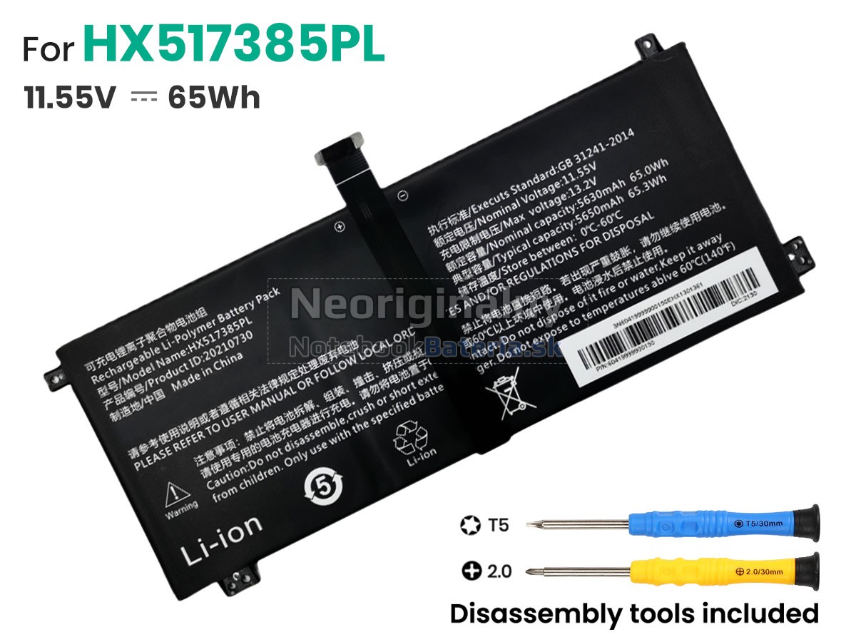 Náhradná batéria pre AolsteCell HX517385PL