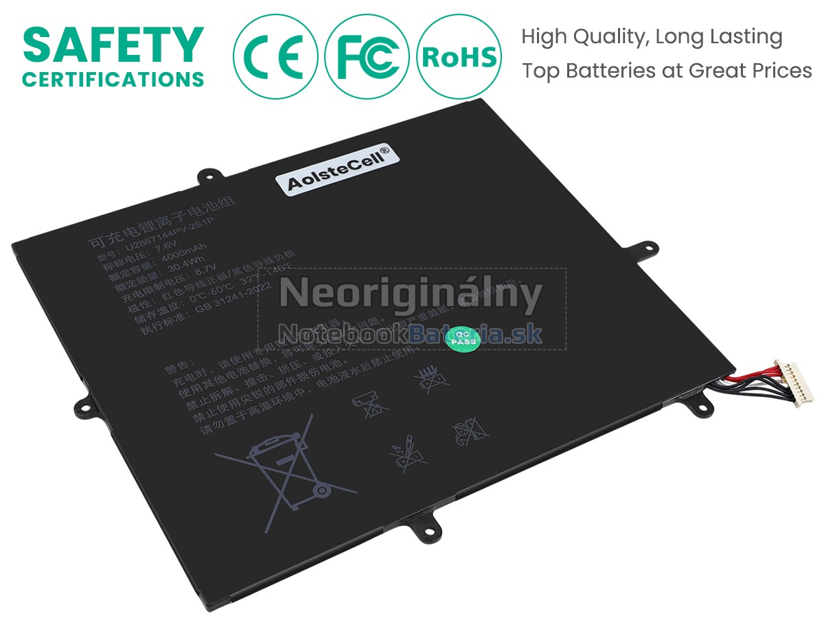 Náhradná batéria pre AolsteCell U2867144PV-2S1P