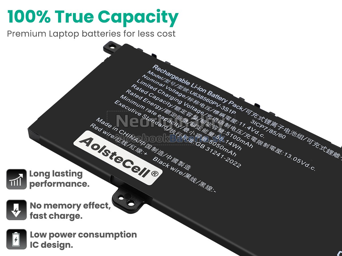 Náhradná batéria pre AolsteCell U638560PV-3S1P