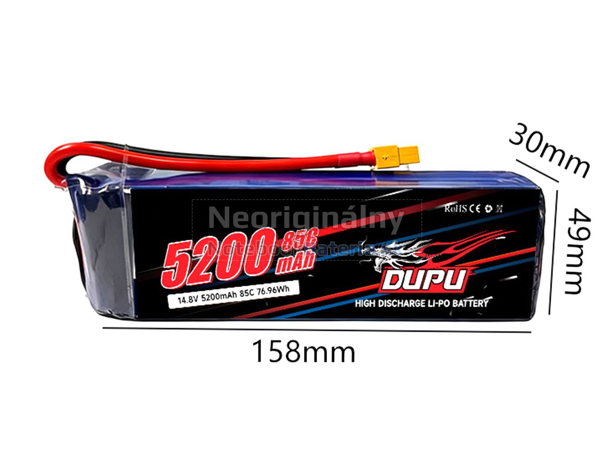 Náhradná batéria pre AolsteCell 14.8V 4S 5200MAH 85C XT60