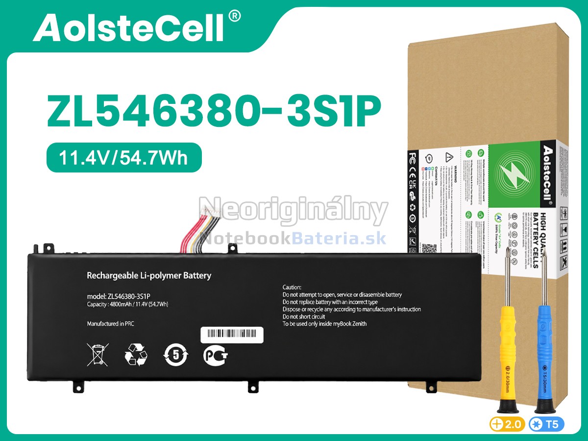 Náhradná batéria pre AolsteCell ZL546380-3S1P