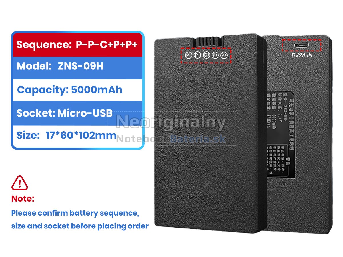 Náhradná batéria pre AolsteCell ZNS-09H1