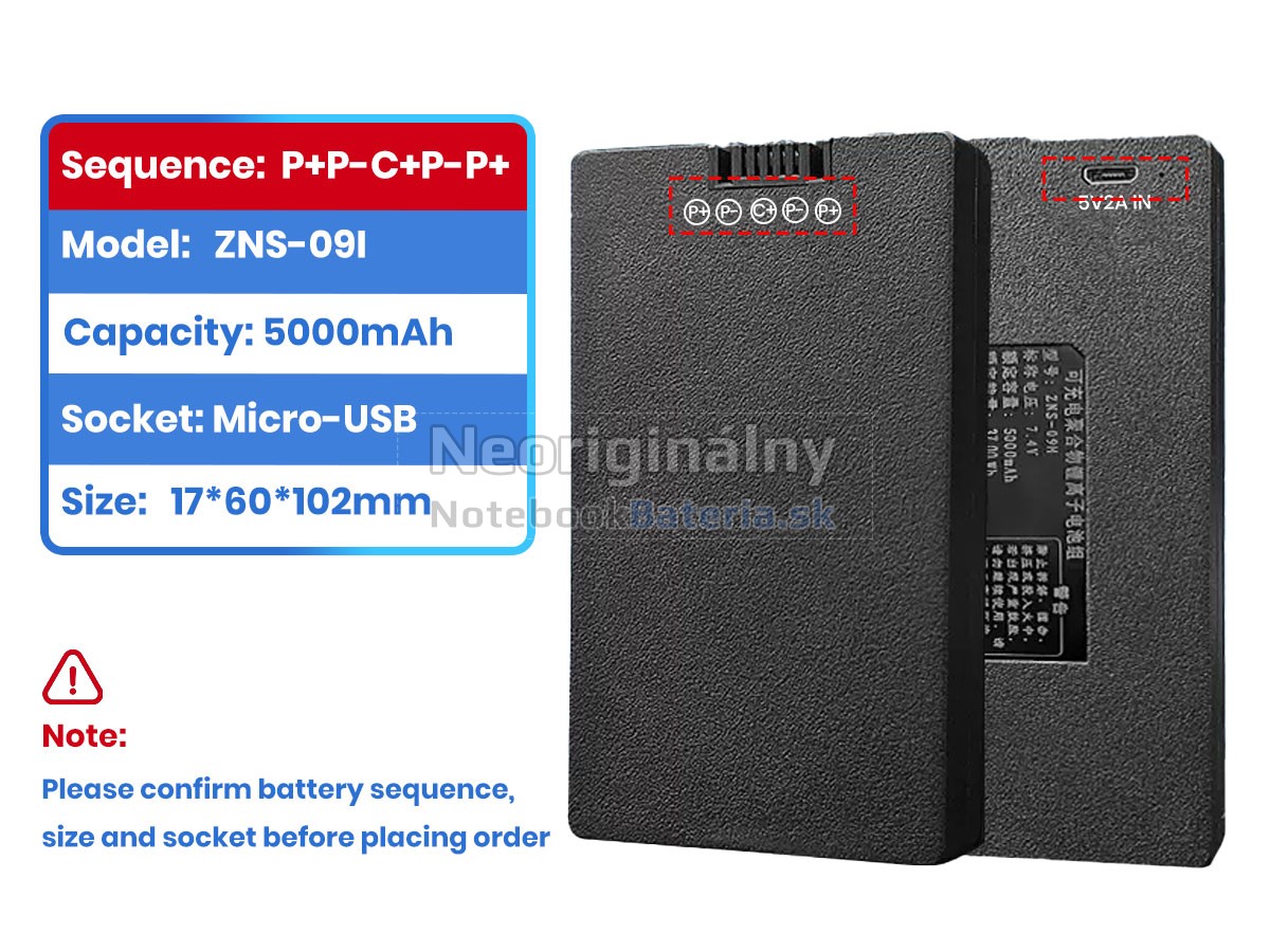Náhradná batéria pre AolsteCell ZNS-09I
