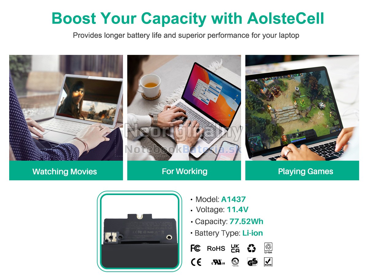 Náhradná batéria pre Apple MD212LL/A