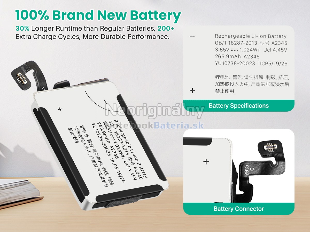 Náhradná batéria pre Apple WATCH Series 6 CELLULAR 40MM