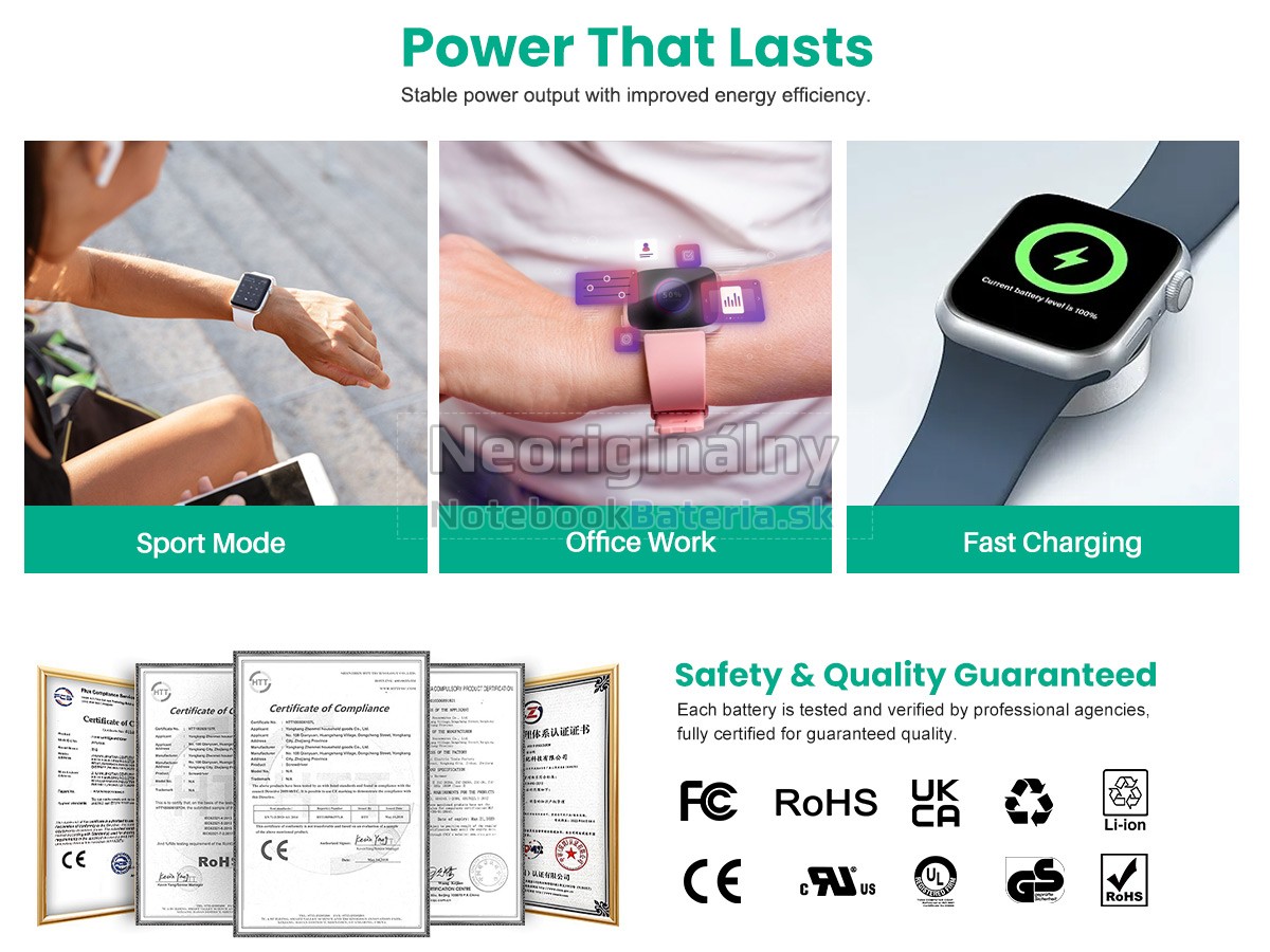 Náhradná batéria pre Apple WATCH Series 6 CELLULAR 40MM