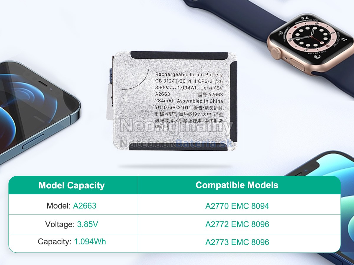 Náhradná batéria pre Apple MNU93LL/A