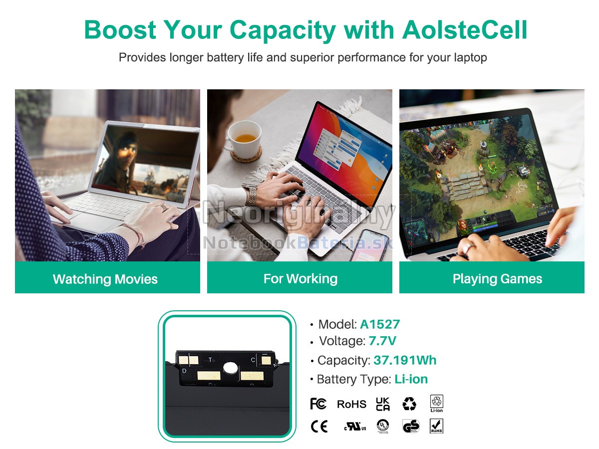 Náhradná batéria pre Apple MJY32LL/A