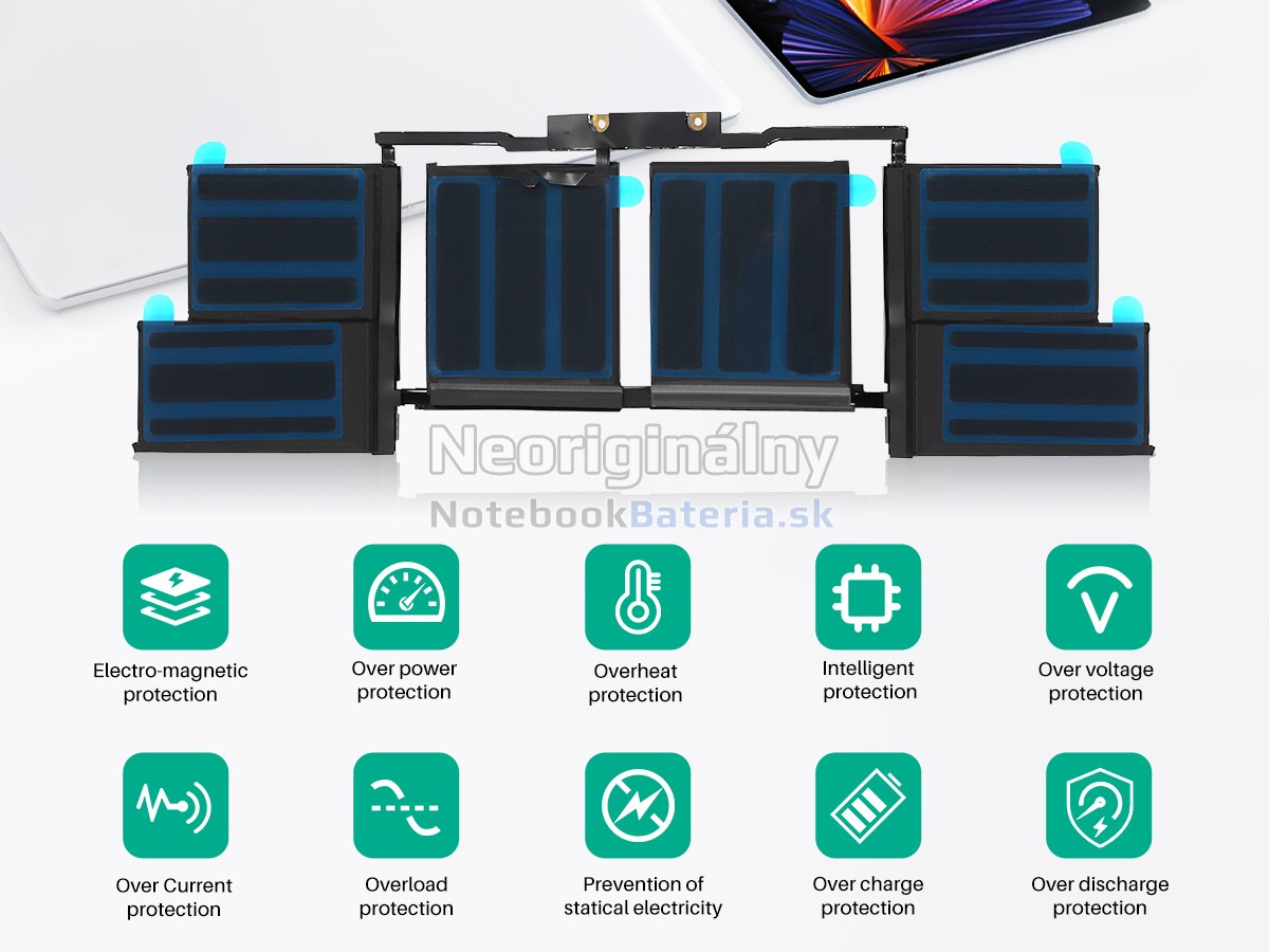 Náhradná batéria pre Apple MacBook Pro Core I7 2.9GHZ 15.4 inch TOUCH A1707(EMC 3072)