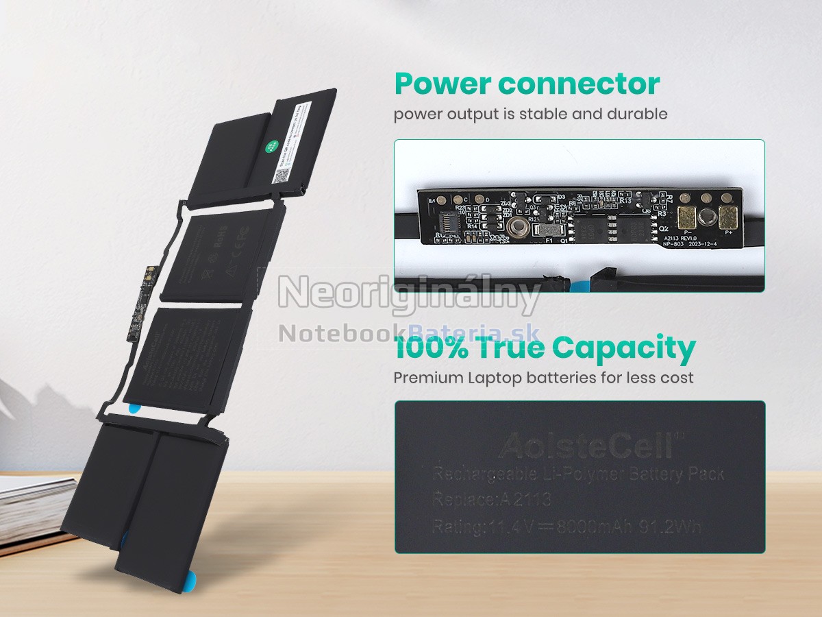 Náhradná batéria pre Apple MacBook Pro 16-inch Core I9 2.4GHZ 2019 5600M