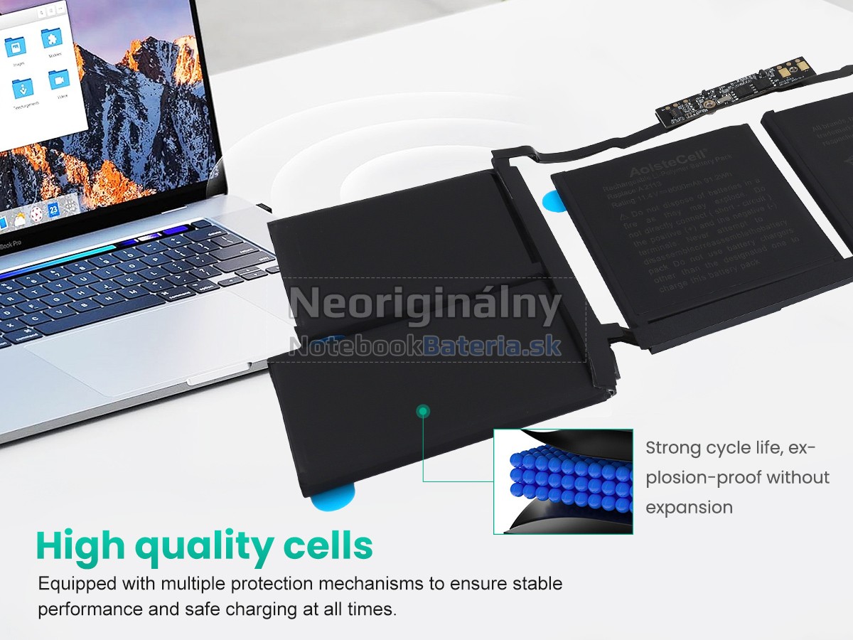 Náhradná batéria pre Apple MacBook Pro 16-inch Core I9 2.4GHZ 2019 5600M