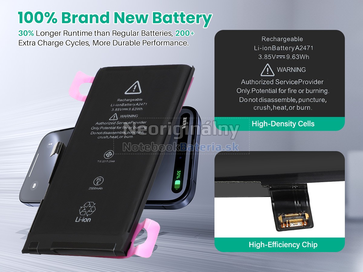 Náhradná batéria pre Apple A2399 EMC 3541