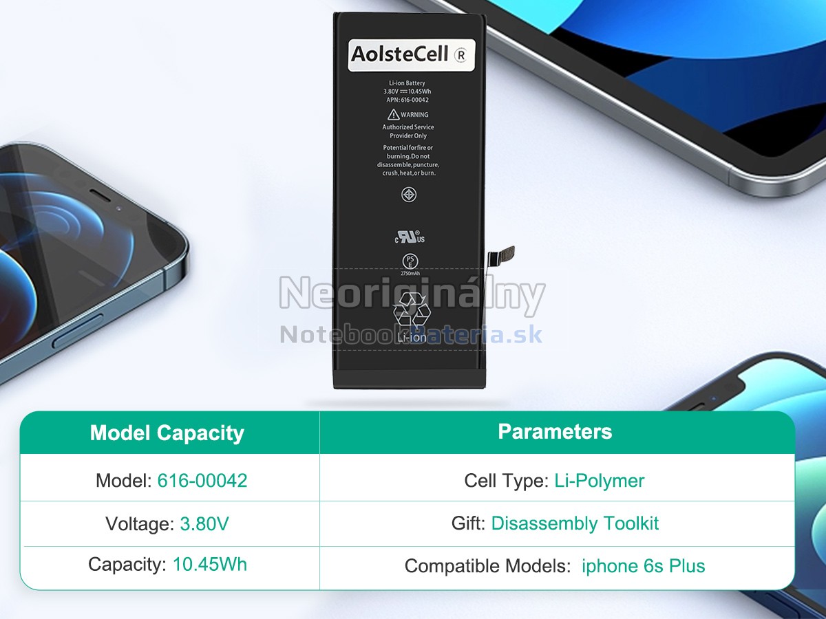 Náhradná batéria pre Apple IPHONE 6S PLUS