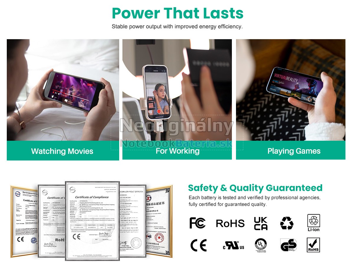 Náhradná batéria pre Apple A1898 EMC 3173