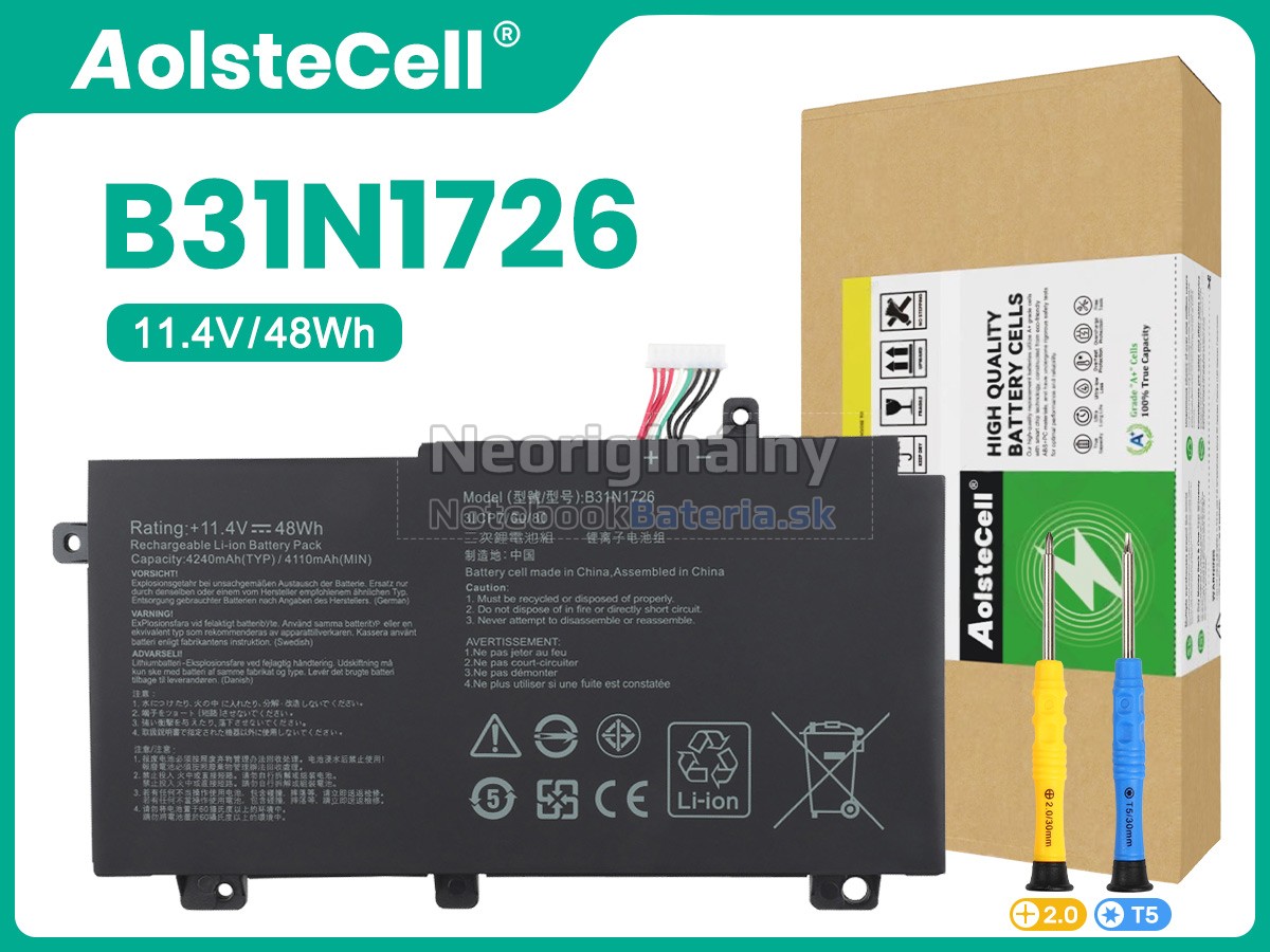 Náhradná batéria pre Asus B31N1726