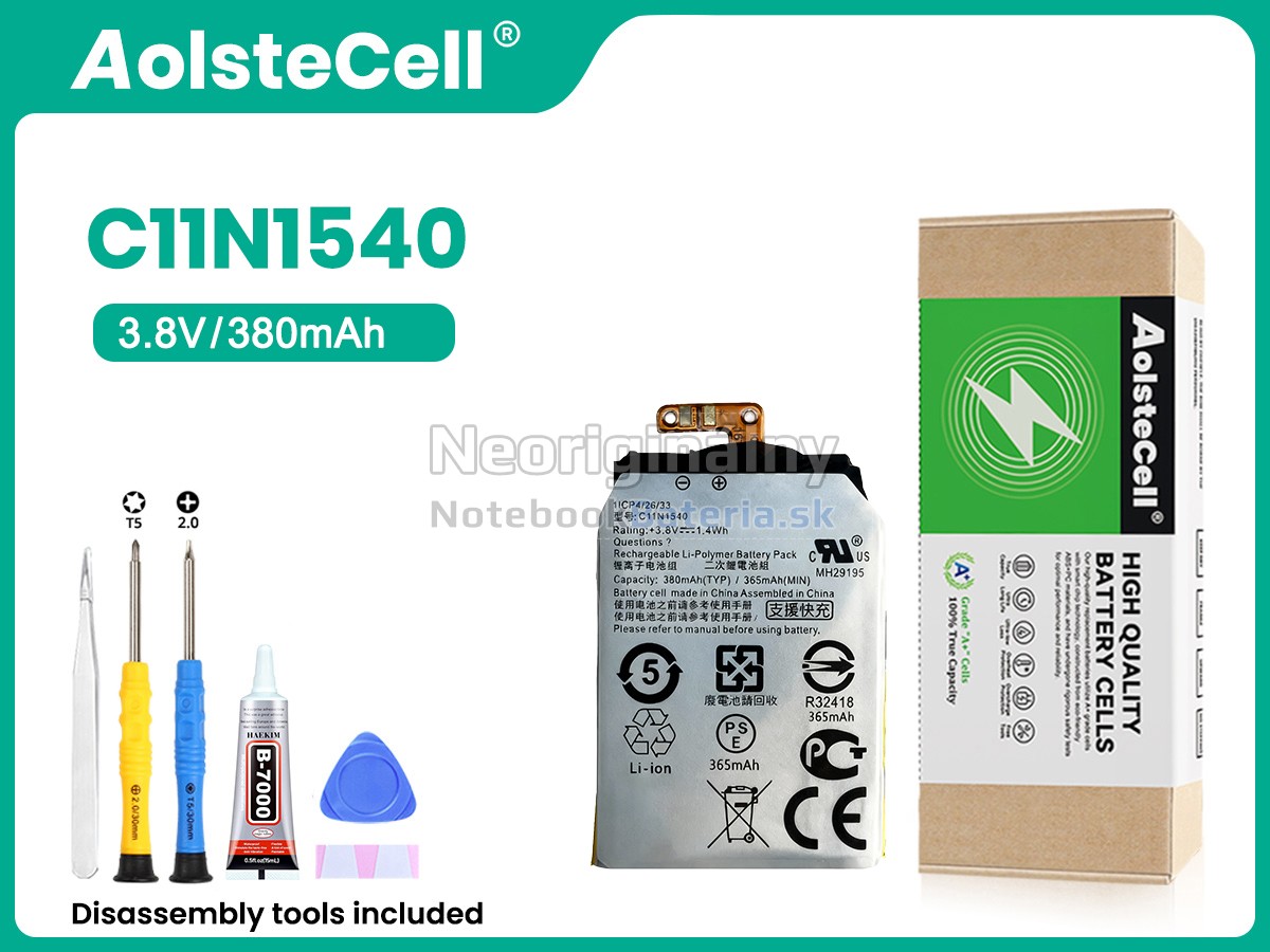 Náhradná batéria pre Asus ZENWATCH 2 WI501QF