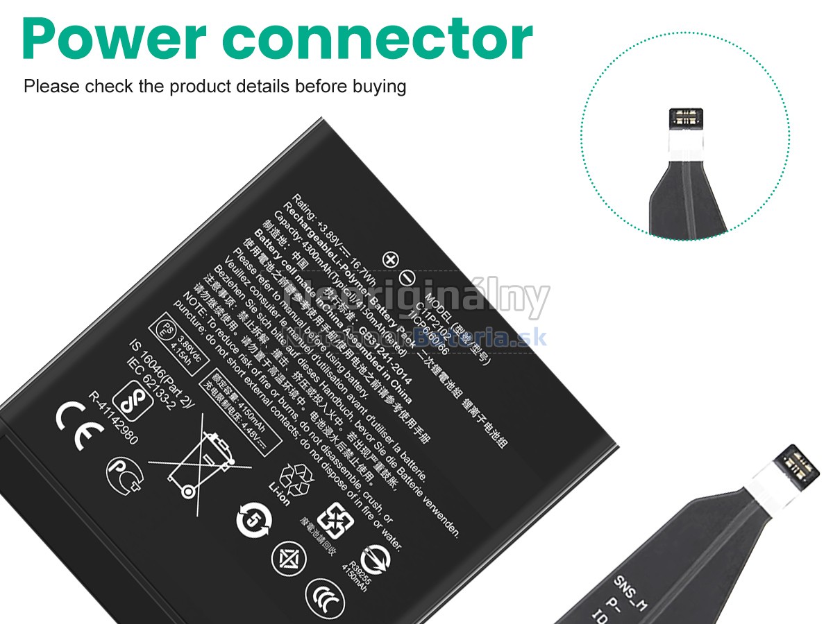 Náhradná batéria pre Asus ZENFONE 9 ZS696KS