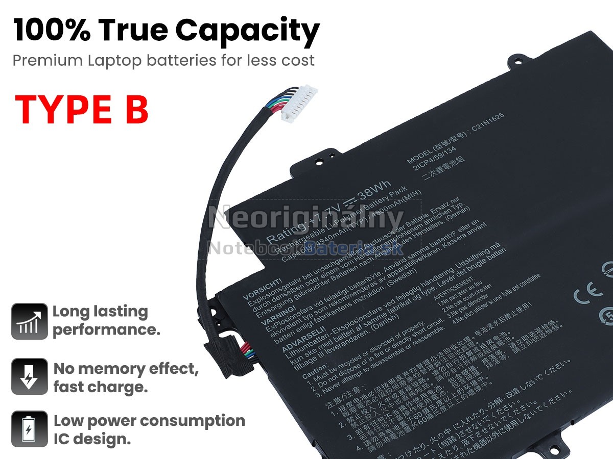 Náhradná batéria pre Asus VivoBook Flip 12 TP203NAH-BP002