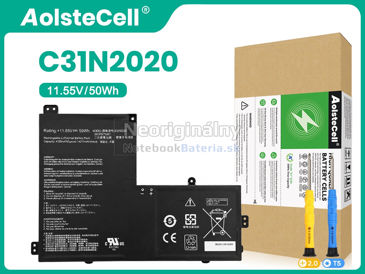 Náhradná batéria pre Asus C31N2020