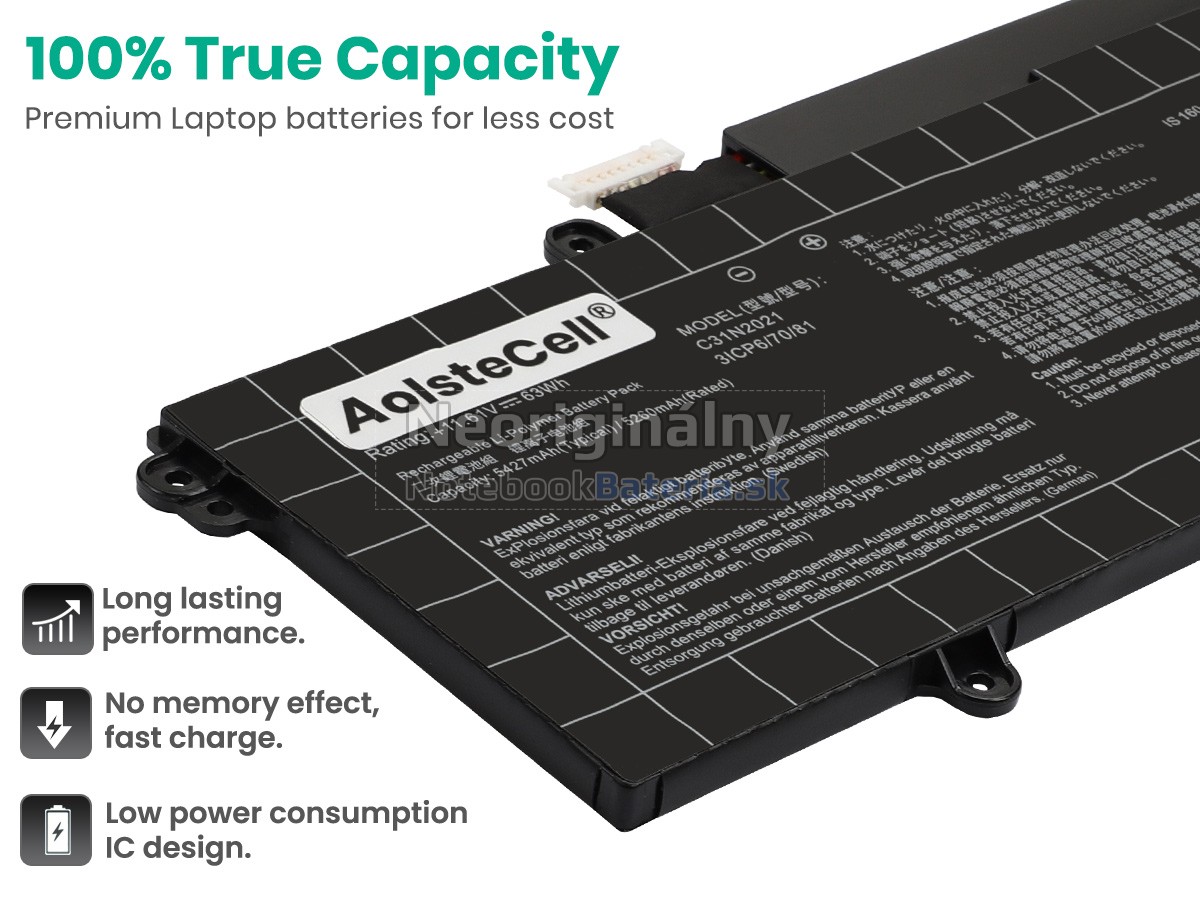 Náhradná batéria pre Asus C31N2021(3ICP6/70/81)